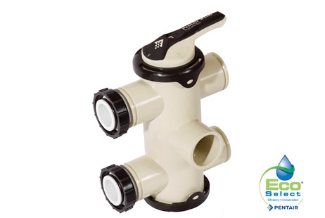 Pentair FullFloXF High Performance Backwash Valve | Quad DE or TR Triton II Sand Filters | 2.5"x3" | 263080