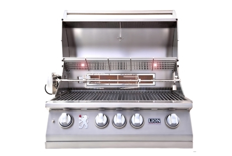 Lion Premium Grills L-75000 32" Propane Gas Grill 4-Burner Stainless Steel | 75625