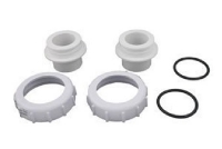 Pentair 1.5" & 2" White Bulkhead Union Replacement Set Pool and Spa Filter without Valve | 271096