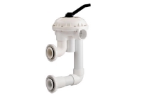 Pentair Hi-Flow Backwash Valve for Side-Mounted Sand and DE Filters | White PVC | 261050