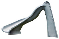 SR Smith TurboTwister Pool Slide | Left Turn, Gray Granite | 688-209-58224