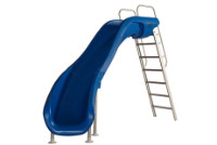 SR Smith Rogue2 Pool Slide | Left Turn, Blue | 610-209-5823