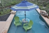 Inter-fab 30" Pool Lifestyle Umbrella Table | Tan | PL-30 UMB TABLE-51