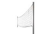 SR Smith Swim N' Spike Volleyball Residential Game | with 20' Net and Anchors | Polished Steel | VOLY20