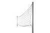 SR Smith Swim N' Spike Volleyball Residential Game | with 16' Net and Anchors | Polished Steel | VOLY