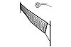 SR Smith Swim N' Spike Volleyball Residential Game | with 16' Net and Anchors | Polished Steel | VOLY