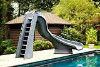 SR Smith TurboTwister Pool Slide | Left Turn, Gray Granite | 688-209-58224