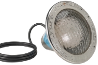 Pentair Amerlite® Incandescent Pool Light with Stainless Steel Facering | 120V, 500W, 15-Ft Cord | 78451100