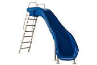 SR Smith Rogue2 Pool Slide | Right Turn, Blue | 610-209-5813